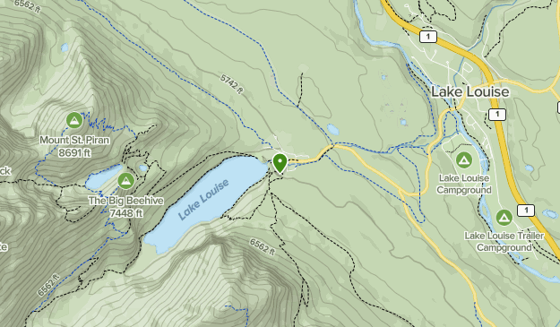 Banff Lake Louise Campground Map Banff Lake Louise | List | Alltrails