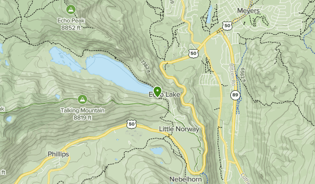 Desolation Wilderness Map