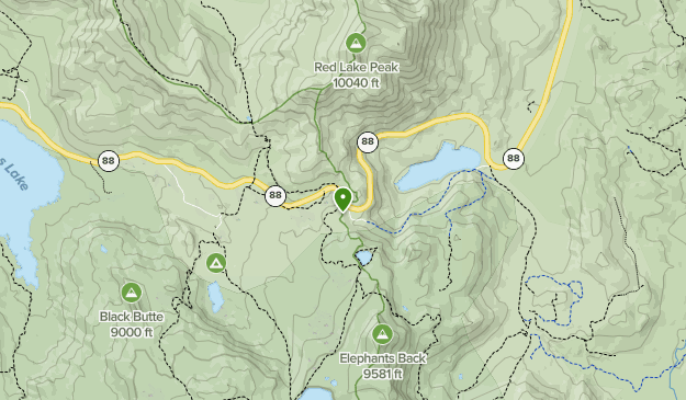 Central Sierras Map
