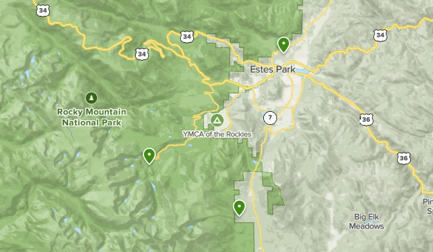 Rocky Mountain National Park Map