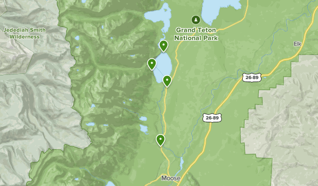 Grand Tetons Map