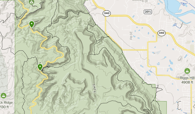 Colorado National Monument Map