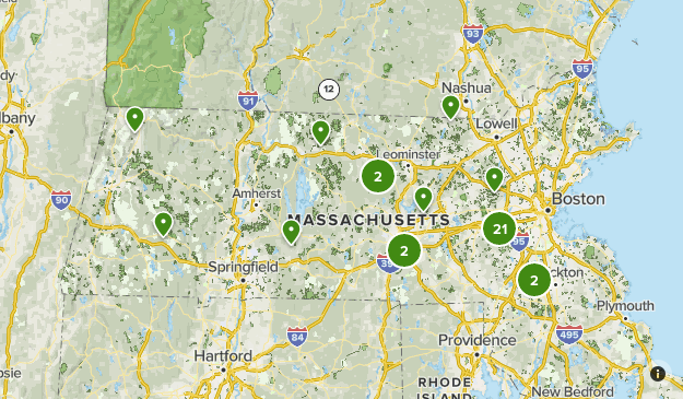 West of Boston Map