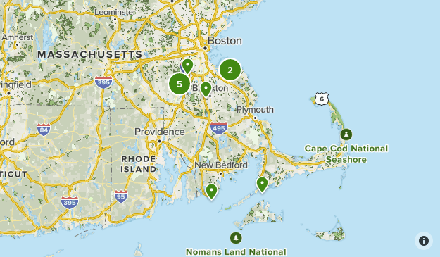 South of Boston Map