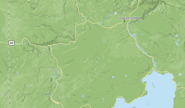 Yellowstone Map