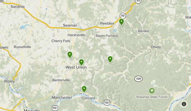 Adams County Ohio Map Adams County Ohio | List | Alltrails