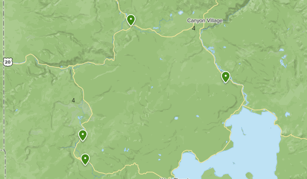 alltrails yellowstone