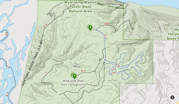 Wyalusing State Park Map Wyalusing State Park | List | Alltrails