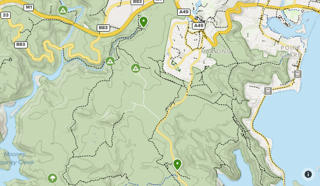 Map Of Brisbane Waters Brisbane Waters | List | Alltrails