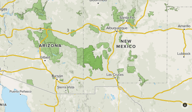 Map Of Arizona And Texas Arizona Texas New Mexico | List | Alltrails Map Of Arizona And Texas Arizona Texas New Mexico | List | Alltrails