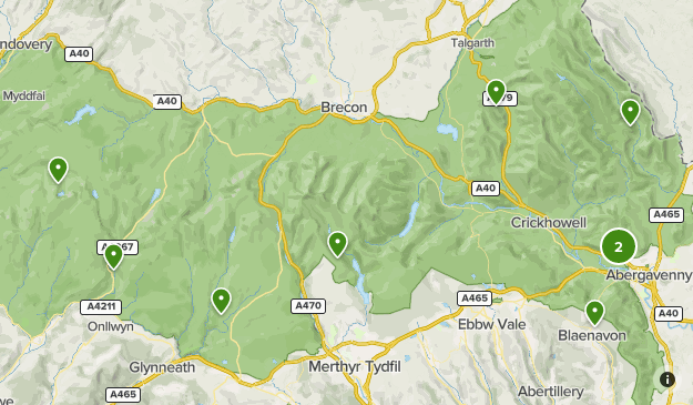 Brecon Beacons National Park Boundary Breacon Beacons | List | Alltrails
