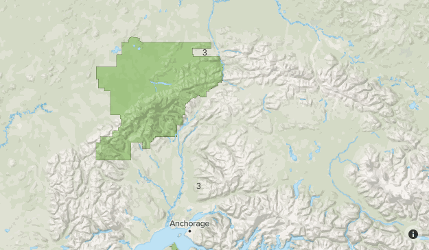 Denali Trip Map