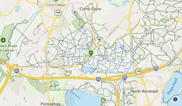 Blue Hills Map