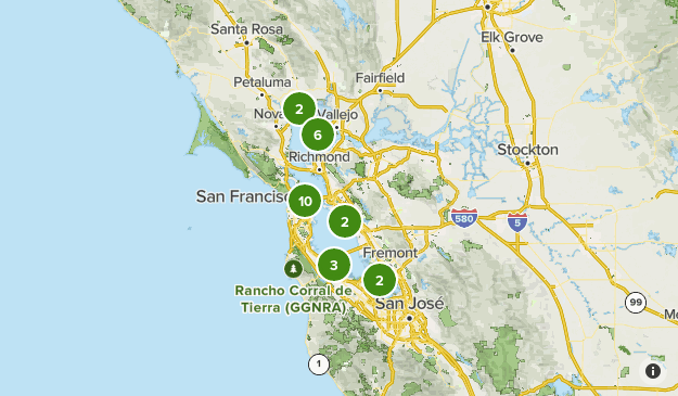 San Francisco Bay Trail Map