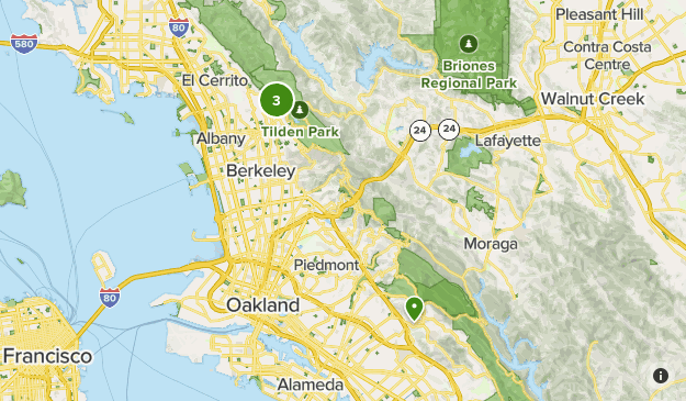 Oakland/Berkeley Map