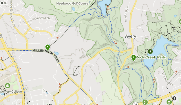 Lake Needwood Trail Map Lake Needwood List Alltrails