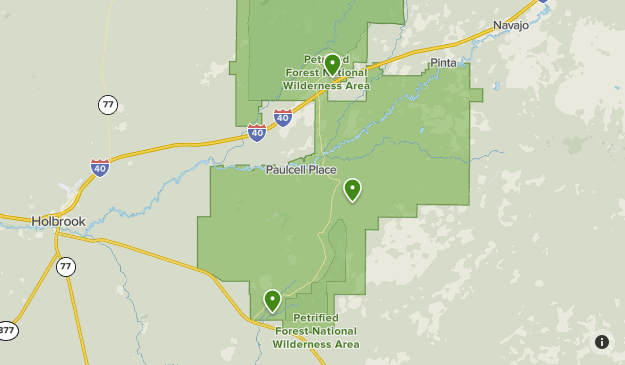 Petrified Forest National Park Map Petrified Forest National Park | List | Alltrails