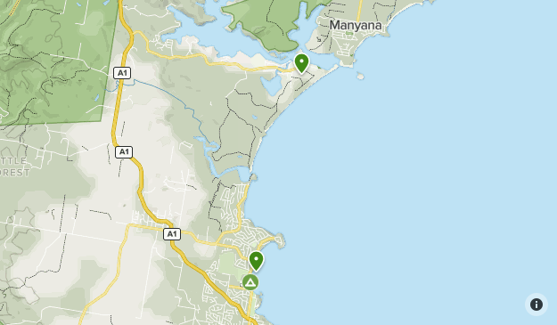 Map Of Mollymook Nsw Mollymook | List | Alltrails