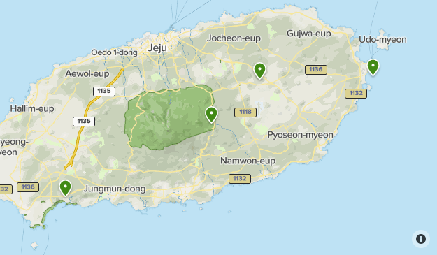 Jeju Island On Map Jeju Island | List | Alltrails