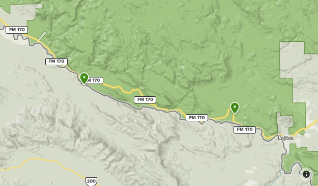 Big Bend Ranch State Park Map Big Bend Ranch State Park | List | Alltrails
