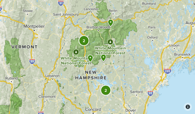 hard to-do hikes! Map