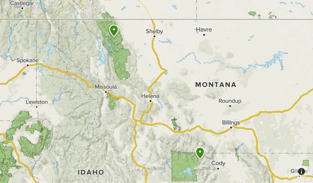 Glacier National Park Map