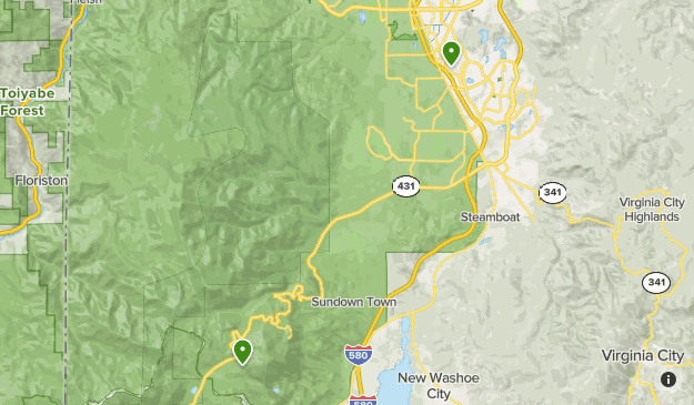 mt rose Map