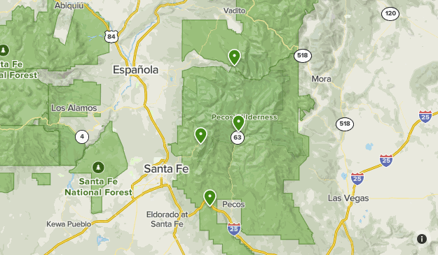 Pecos Wilderness Trail Map Pecos Wilderness | List | Alltrails