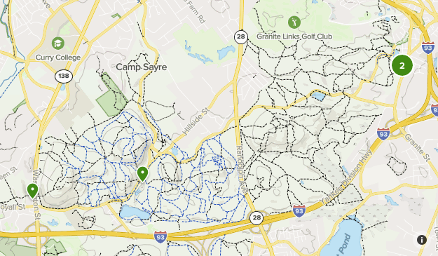 Blue Hills Reservation Map Blue Hills Reservation Ma | List | Alltrails