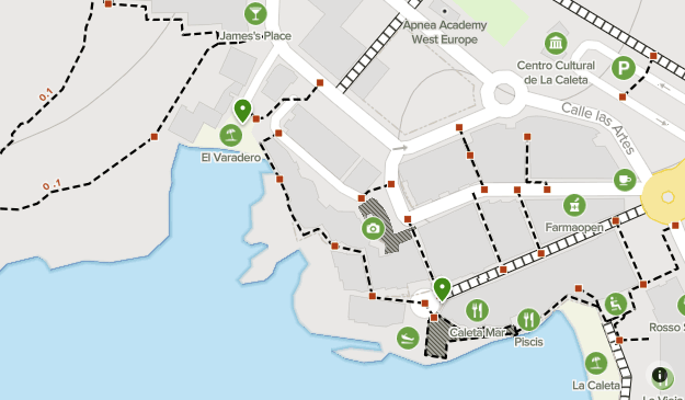 La Caleta Tenerife Map Tenerife | List | Alltrails