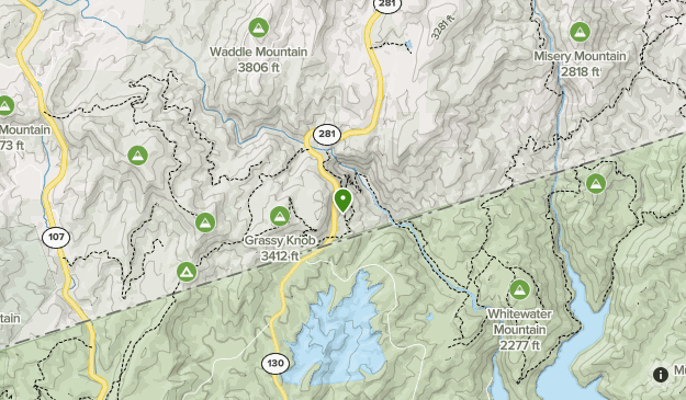 Map Of Cashiers Nc Area Near Cashiers Nc | List | Alltrails