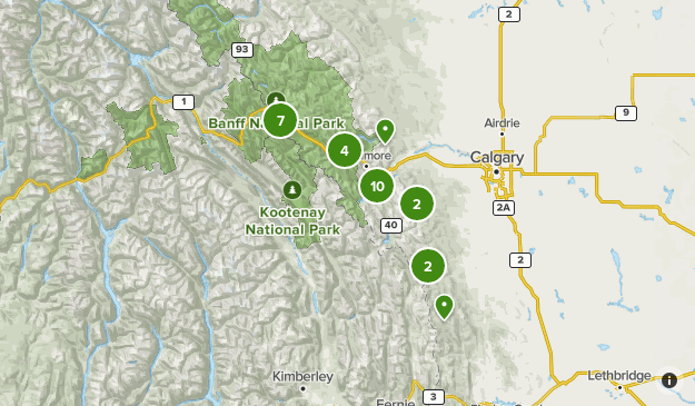 Winter Hikes Map