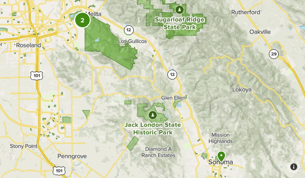 Sonoma Trails Map
