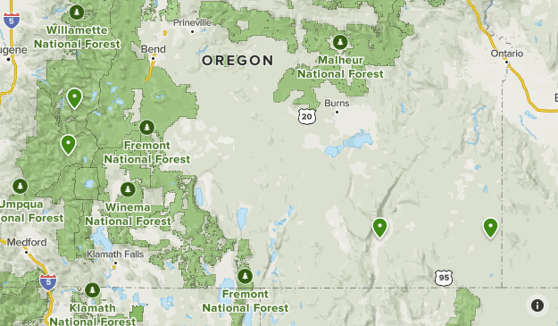 Oregon Hot Springs Map Oregon Hot Springs | List | Alltrails