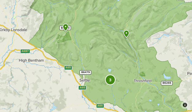 Yorkshire dales Map