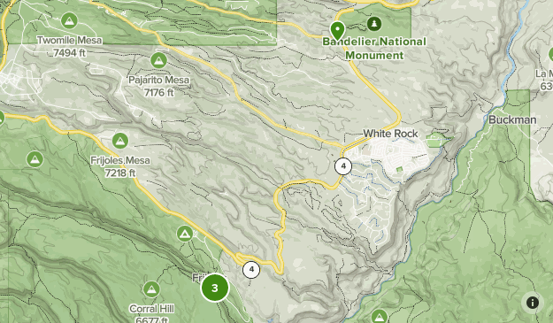 Bandelier Map