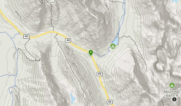Yuka Snowshoe Map
