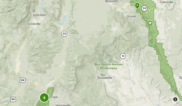 Bryce Canyon National Park Map