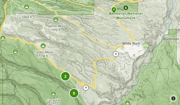 Bandelier National Monument Map Bandelier | List | Alltrails