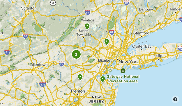 Avoid Crowds at These New Jersey Hiking Spots Map