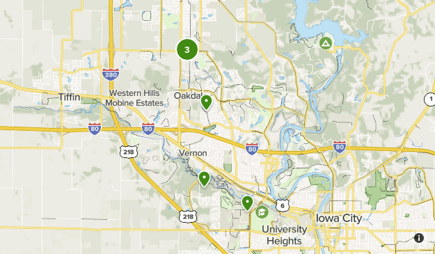 Map Of Coralville Iowa Coralville Ia | List | Alltrails
