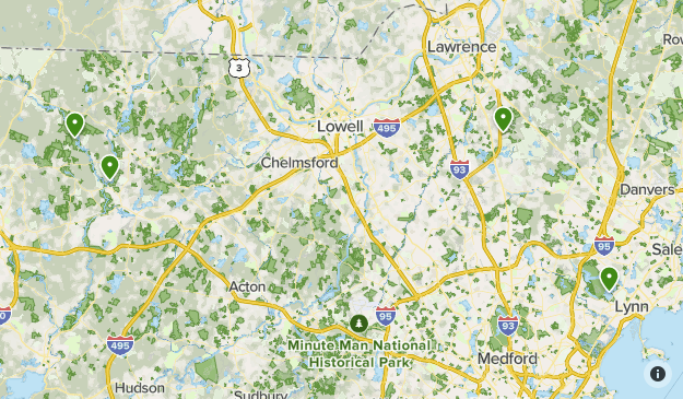 north of boston Map