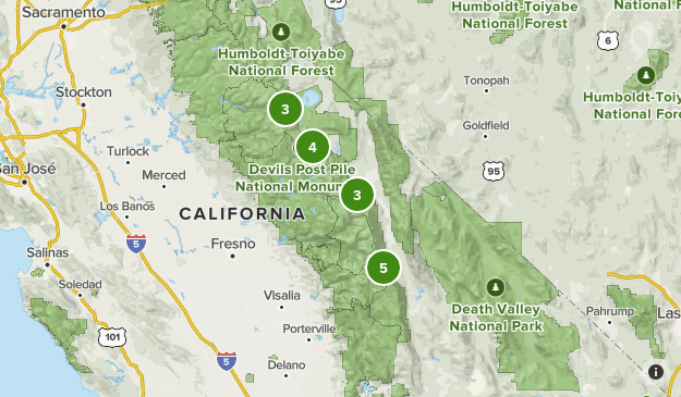 mammoth/bishop Map