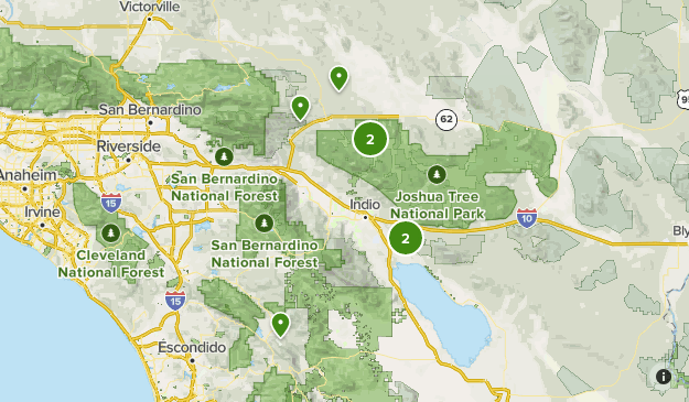 Winter hikes Map