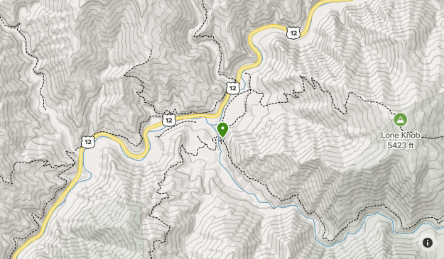 Map Of Hwy 12 Hwy 12 Montana Idaho | List | Alltrails