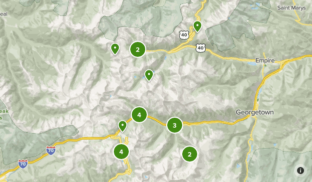Arapaho National Forest, CO Map