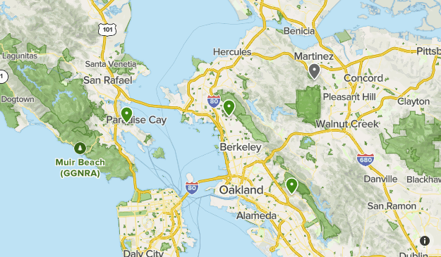 Random hikes completed Map
