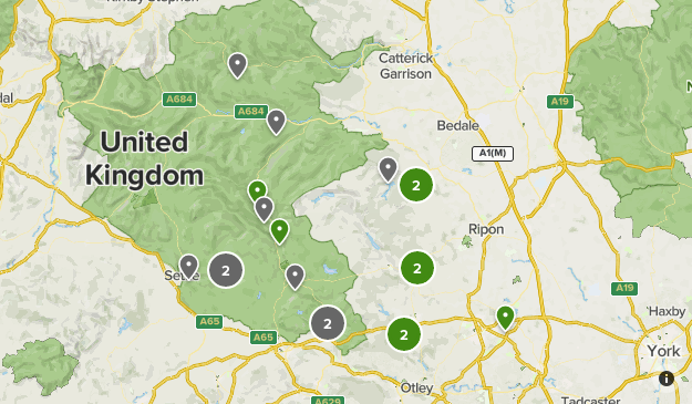 Yorkshire Trail Running Routes Map