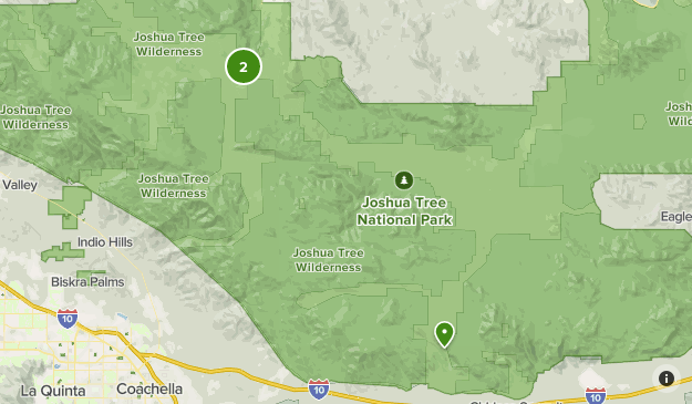 Joshua tree Map