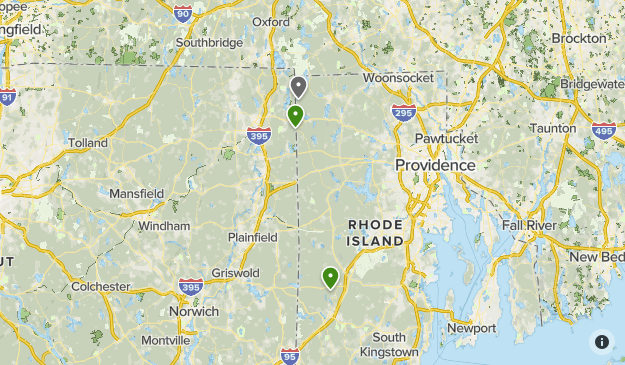 2021 52 Hikes Map